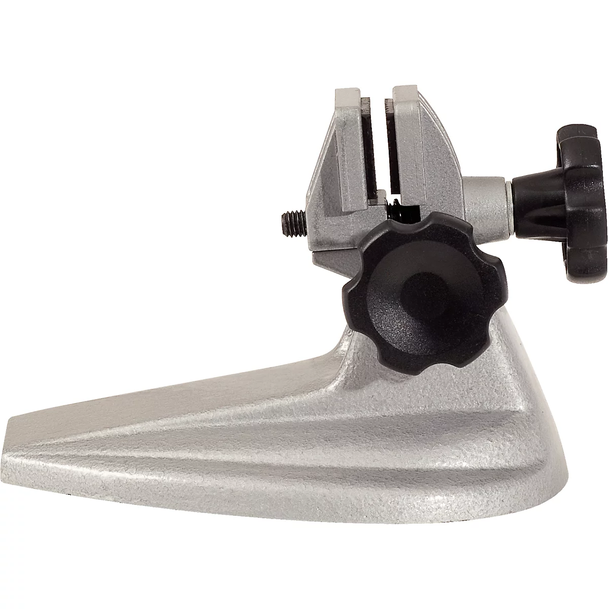 Metall-Messwerkzeug mit Verstellrädern, Schraube und Klemmbacken.