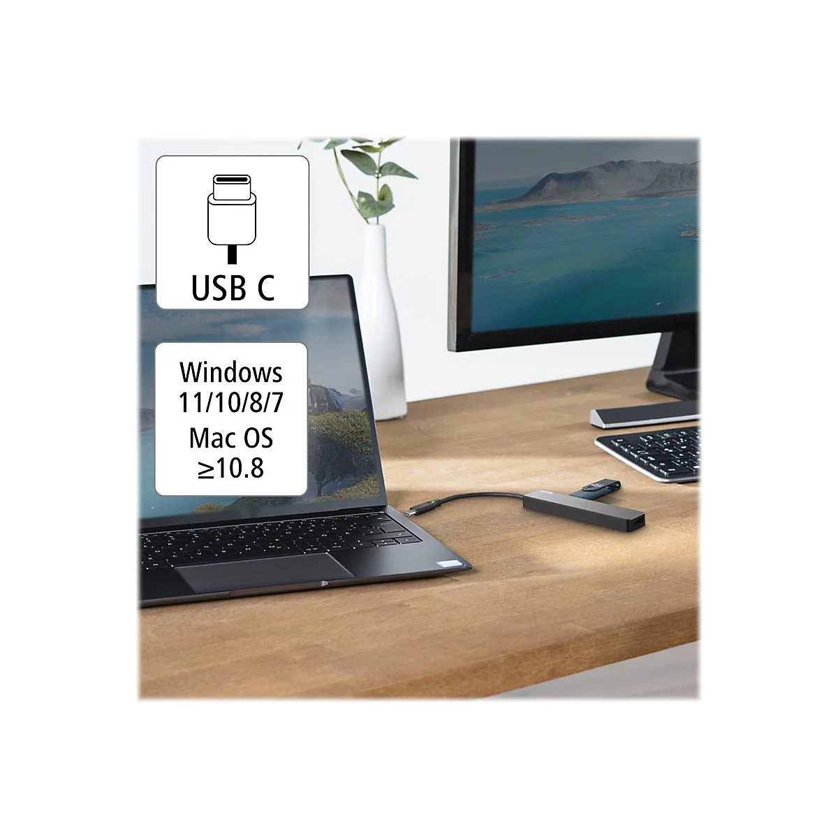 Hama - Dockingstation - USB-C 3.2 Gen 1 - HDMI