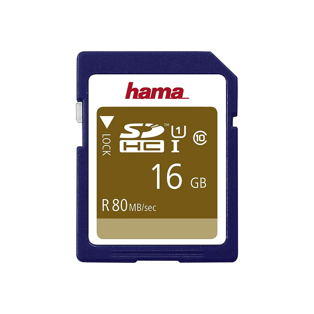 Hama - Flash-Speicherkarte - 16 GB - UHS Class 1 / Class10 - SDHC UHS-I