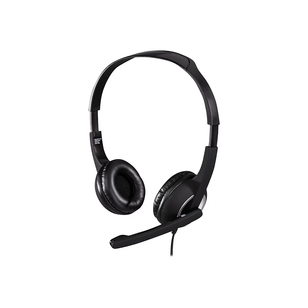 Hama 'HS-P150' - Headset - On-Ear - kabelgebunden - Schwarz, Silber
