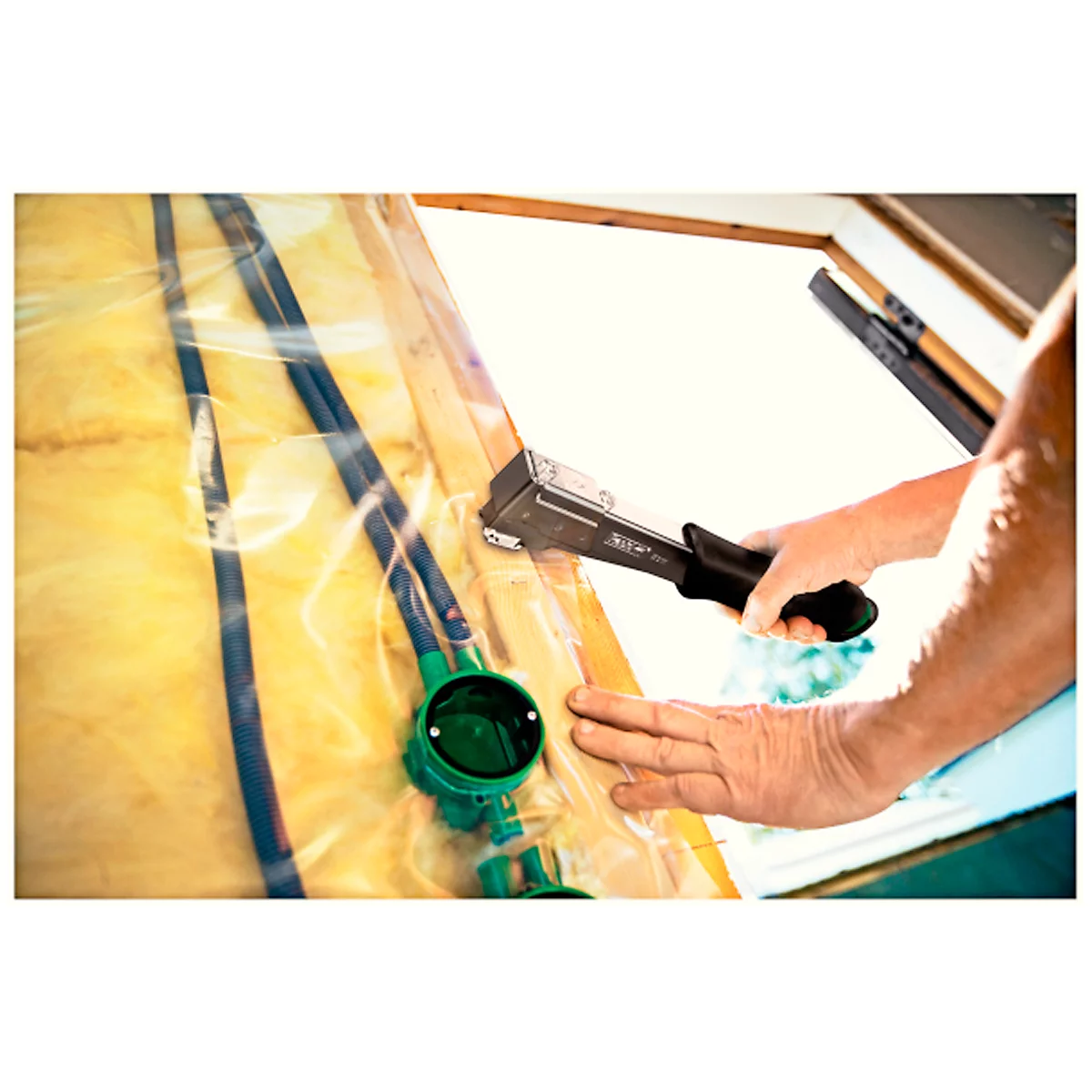 Hammertacker Rapid PRO 311, Wechseltreiber, Gehäuse Stahl, für Heftklammern Typ 140