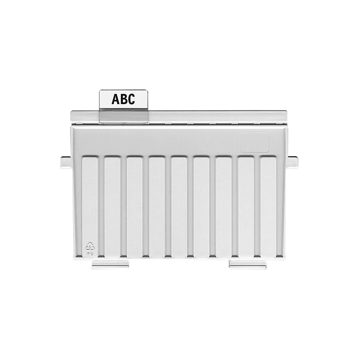 Gray folder with the label "ABC".