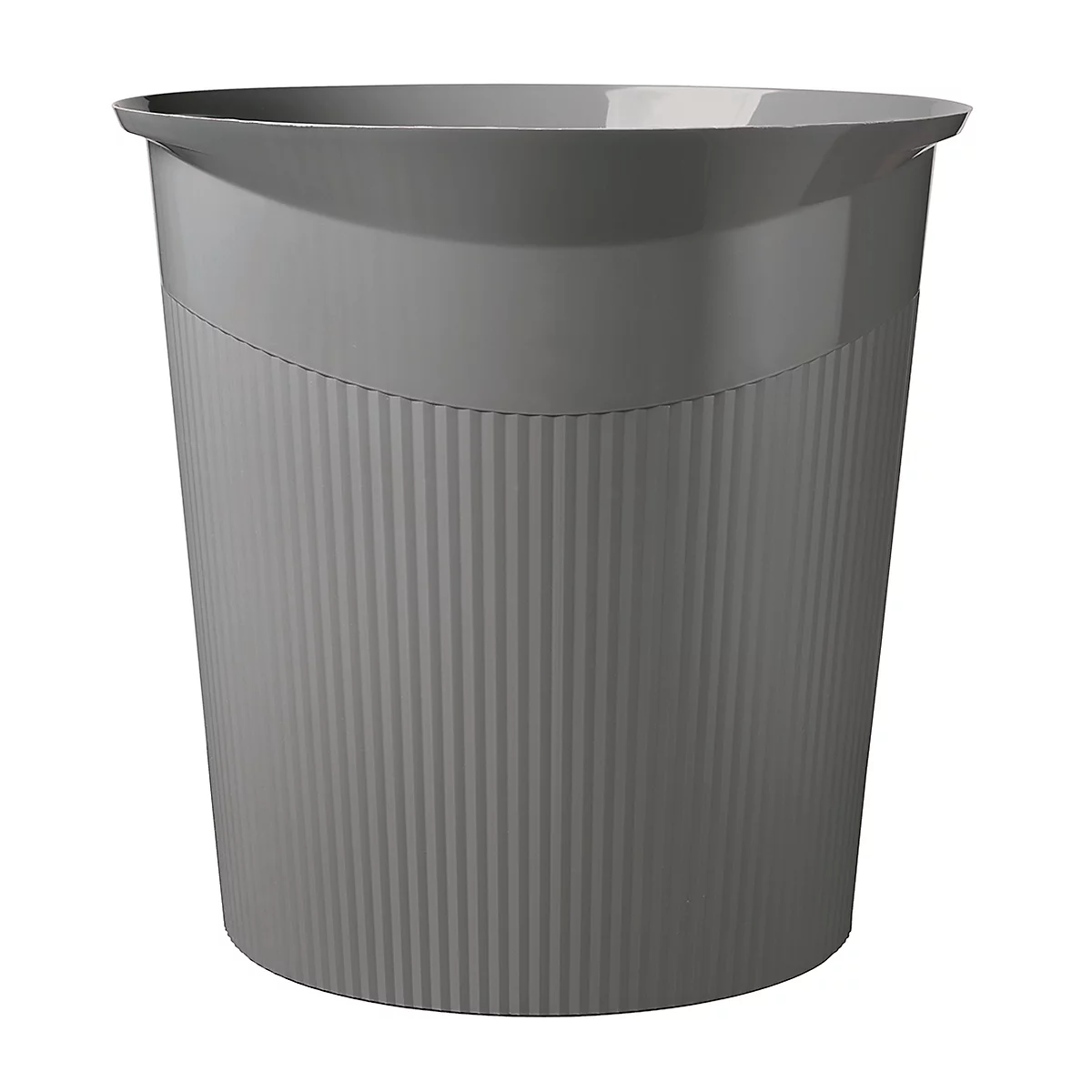 HAN prullenbak Loop, 13 liter, modern design, donkergrijs