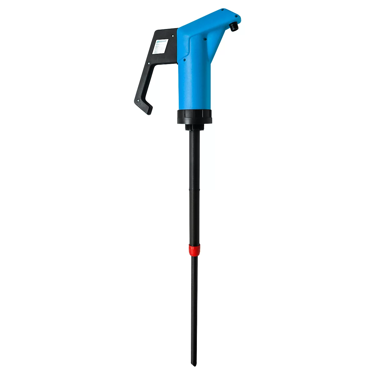 Handhebel-Pumpe, 0,3 l/Hub, NBR, blau