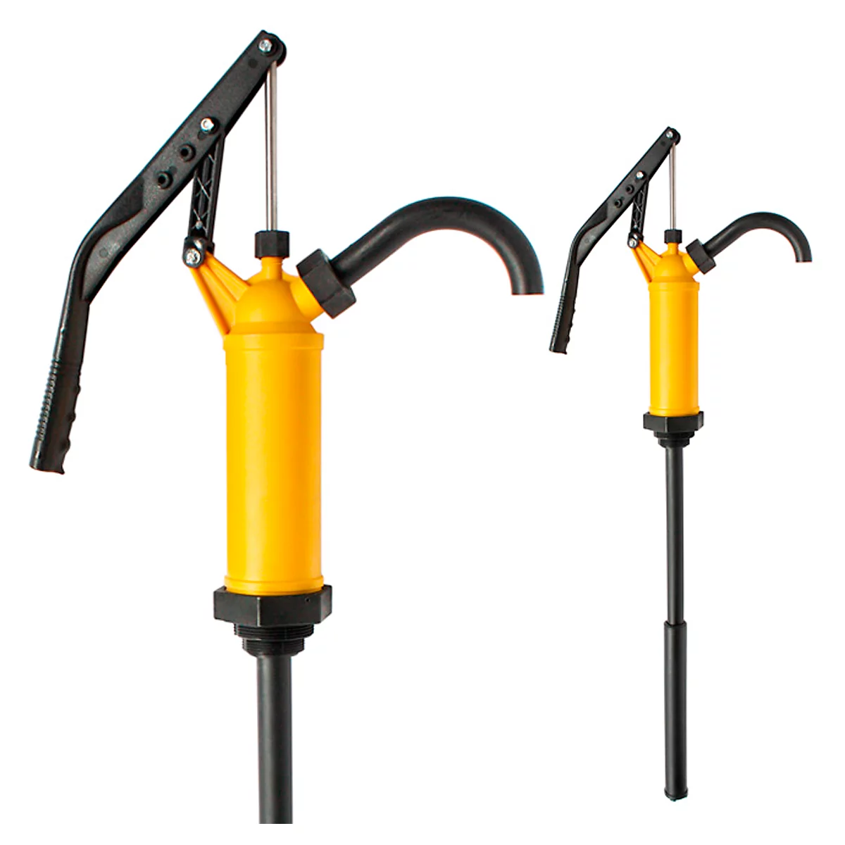 Handhebelpumpe, 0,45 l/Hub, Viton, gelb