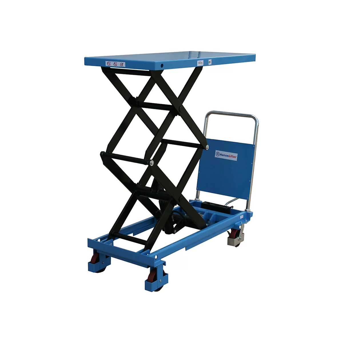 Handmatige heftafel met dubbele schaar SPF680