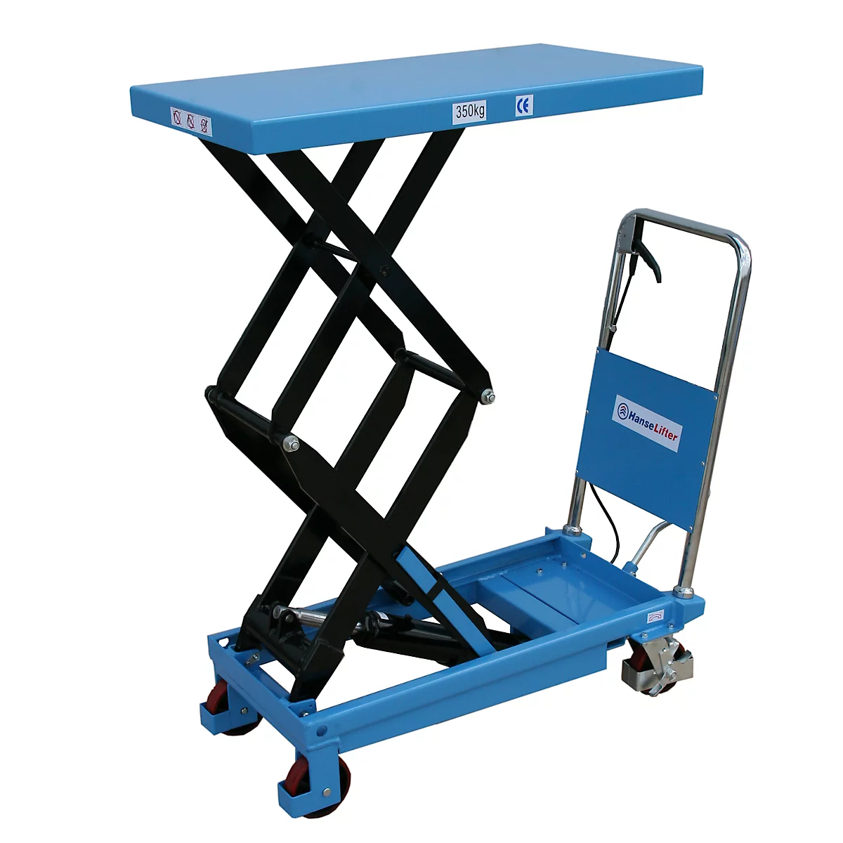 Handmatige heftafel met dubbele schaar SPS350