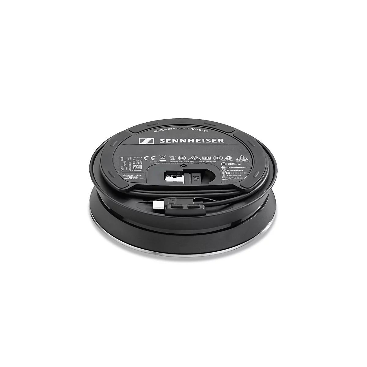 Handsfree Sennheiser speakerphone SP 30, bluetooth/USB-C, One Touch, Multipoint tot 3 apparaten
