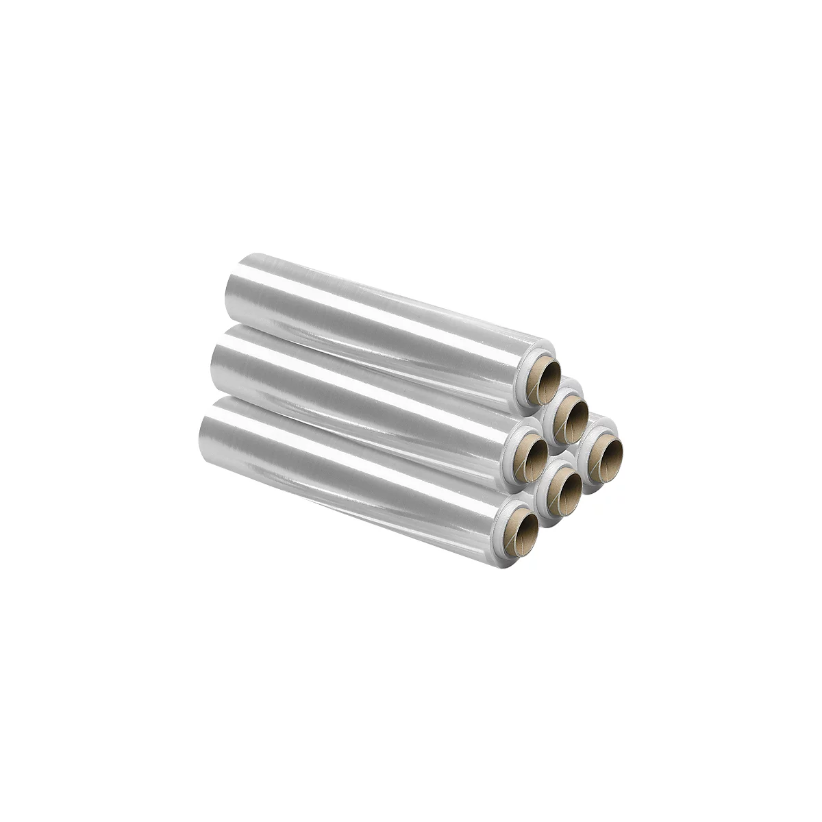Handstretchfolie, 12mµ, 500 mm, x 300 mm, transparant, 6 rollen