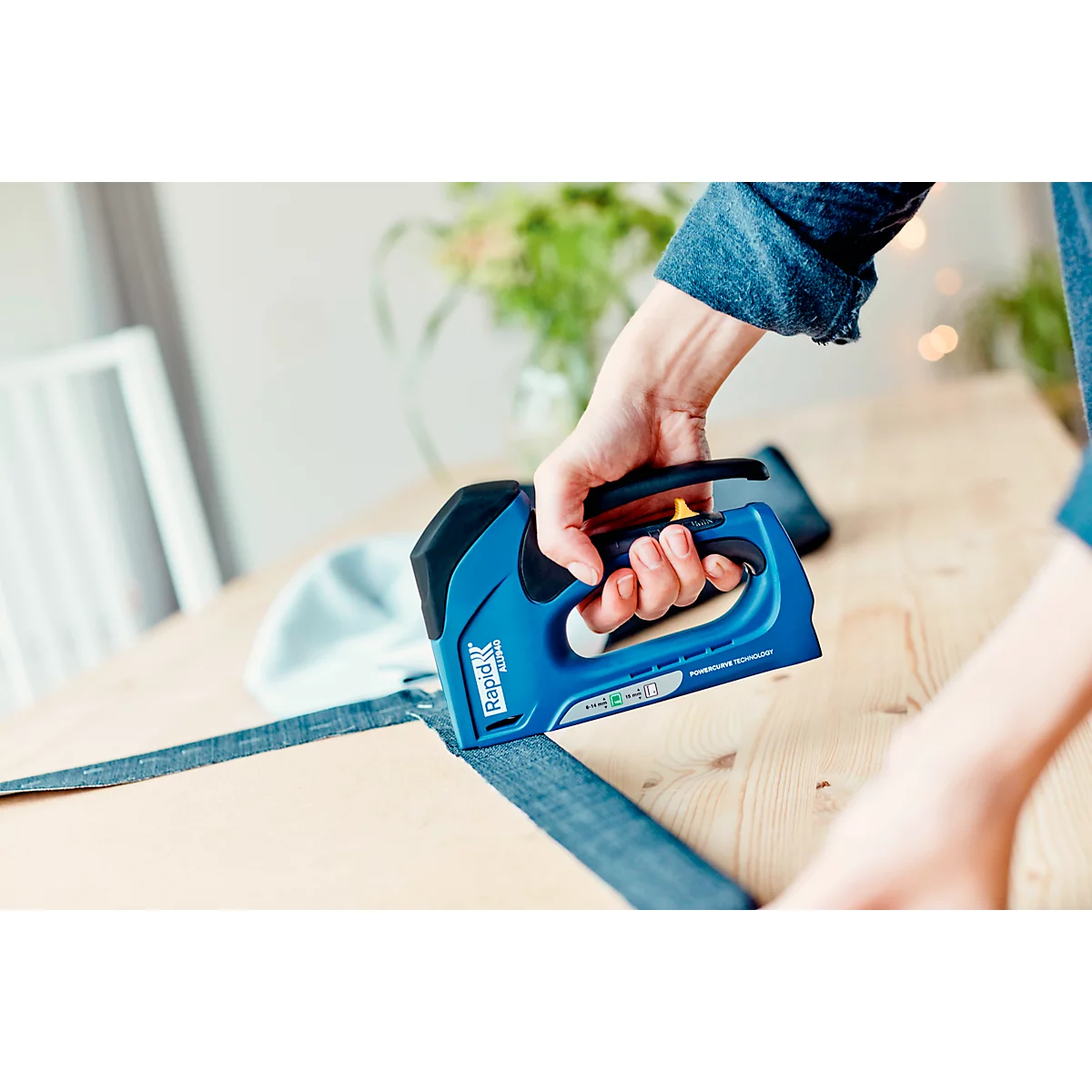 Handtacker Rapid ALU 940, voor nietjes type 140 en nagels type 8