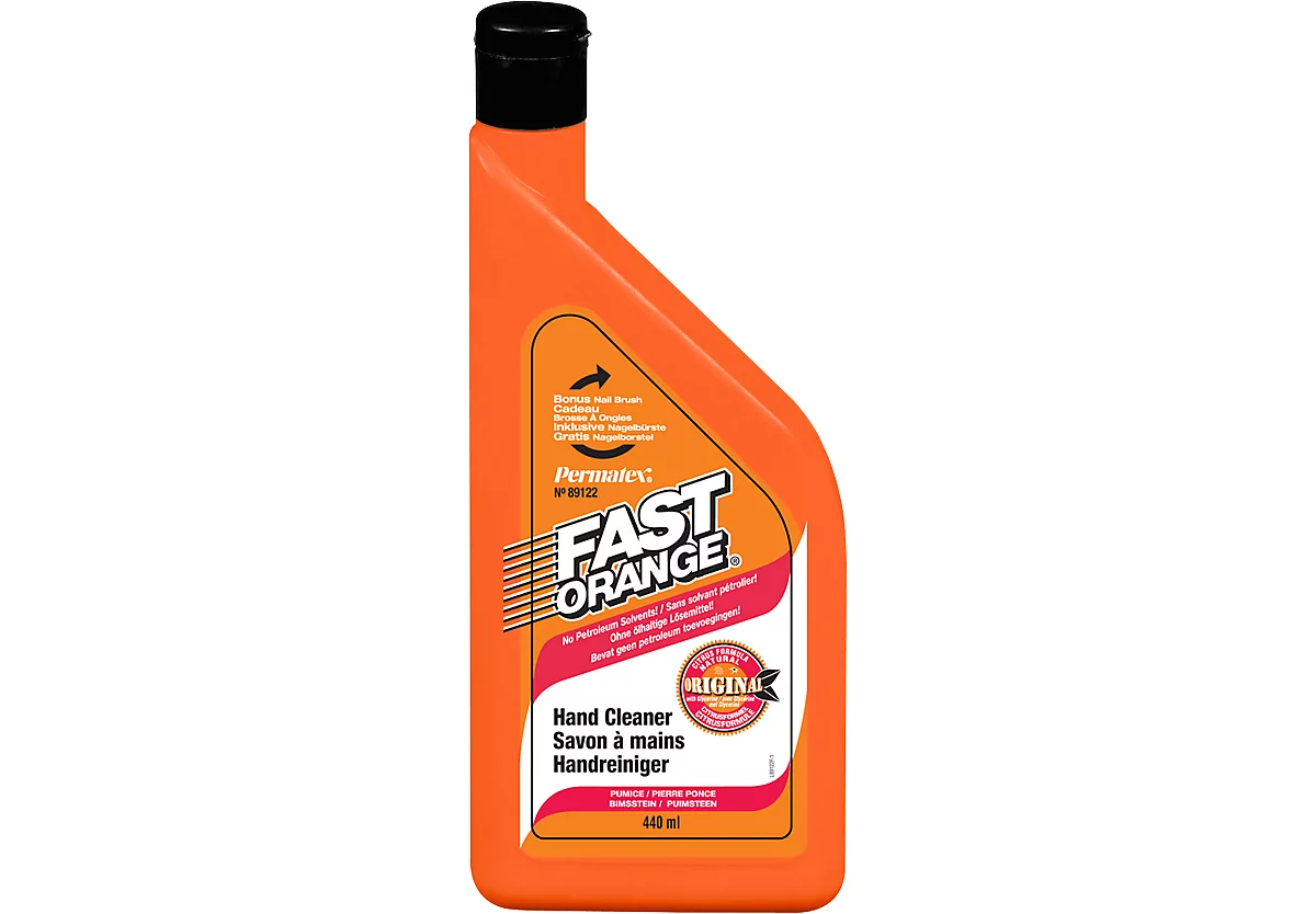 Handwaschpaste FAST ORANGE®, mit Zitrusduft & Aloe-Vera, hautpflegend, biologisch abbaubar, 440 ml in Flasche