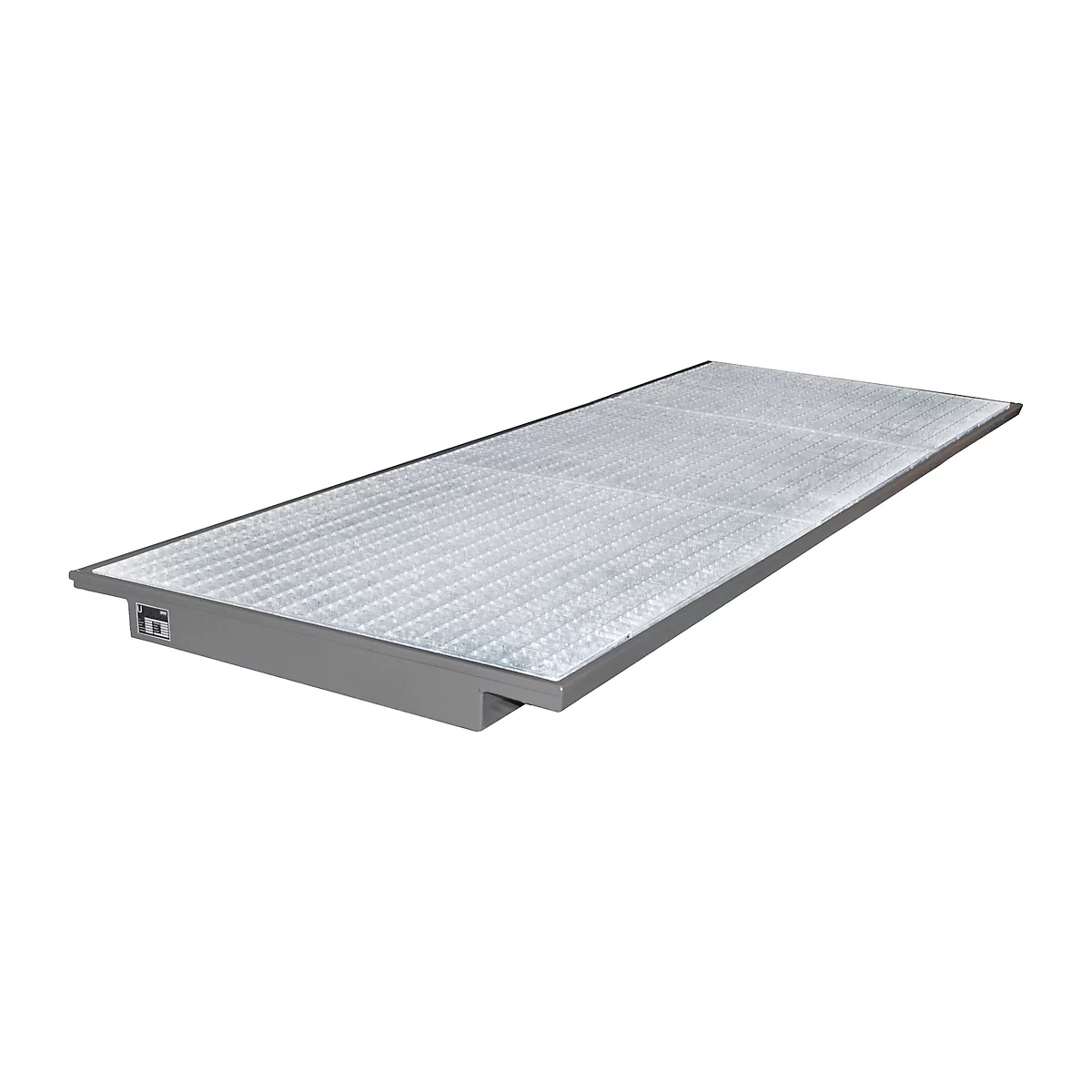 Hangende opvangbakken voor stelling type EHW 3600, grijs RAL7005