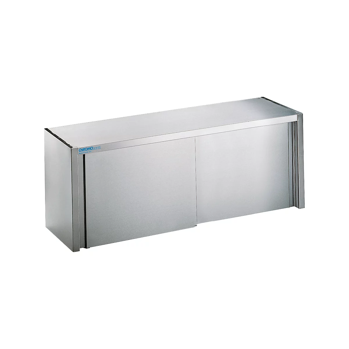 Hangkast, rvs, met schuifdeuren, B 1400 mm