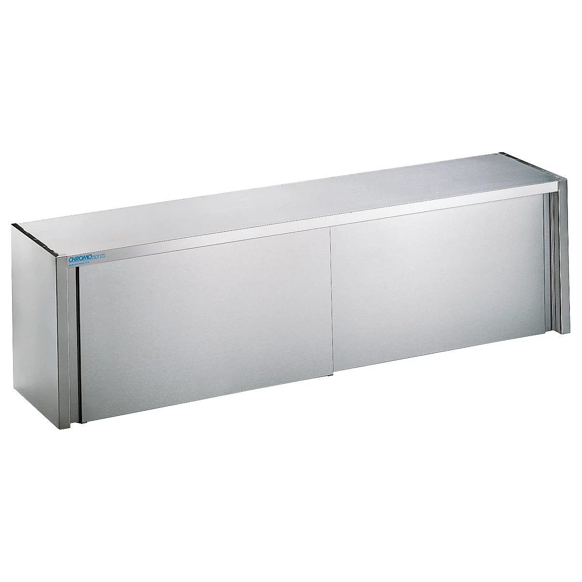 Hangkast, rvs, met schuifdeuren, B 2000 mm