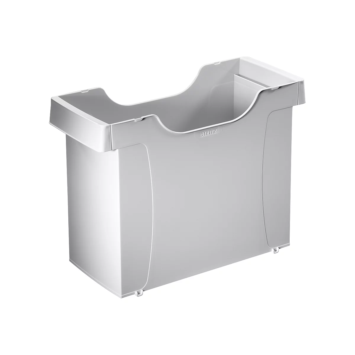 Hangmappenbox Leitz Uni-Box Plus 1908, A4, voor ca. 20 hangmappen, handgrepen, grijs