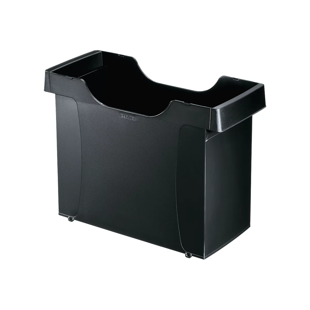 Hangmappenbox Leitz Uni-Box Plus 1908, A4, voor ca. 20 hangmappen, handgrepen, zwart