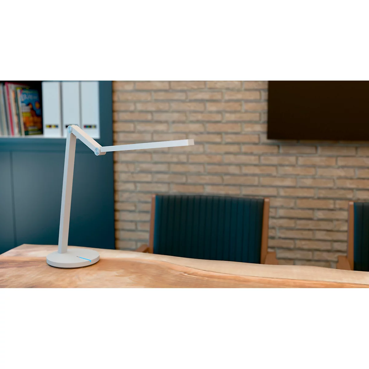 Hansa-by-styro Lampe LED pour poste de travail, intensité lumineuse variable, 3 000-6 300 K, commande tactile, blanc