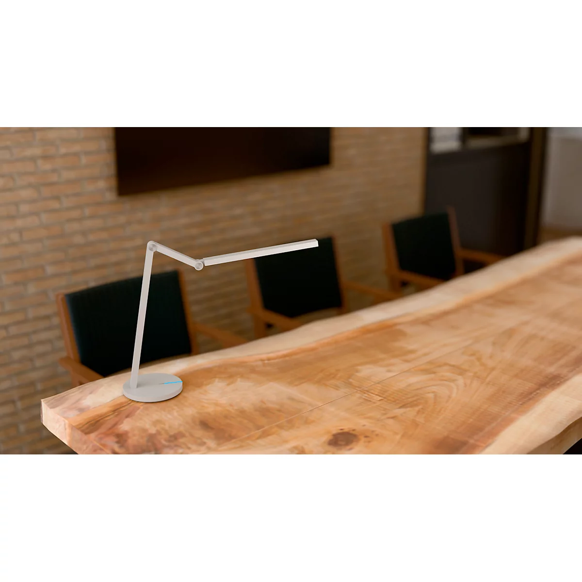 Hansa-by-styro LED-Arbeitsplatzleuchte, dimmbar, 3.000–6.300 K, Touch-Steuerung, weiß
