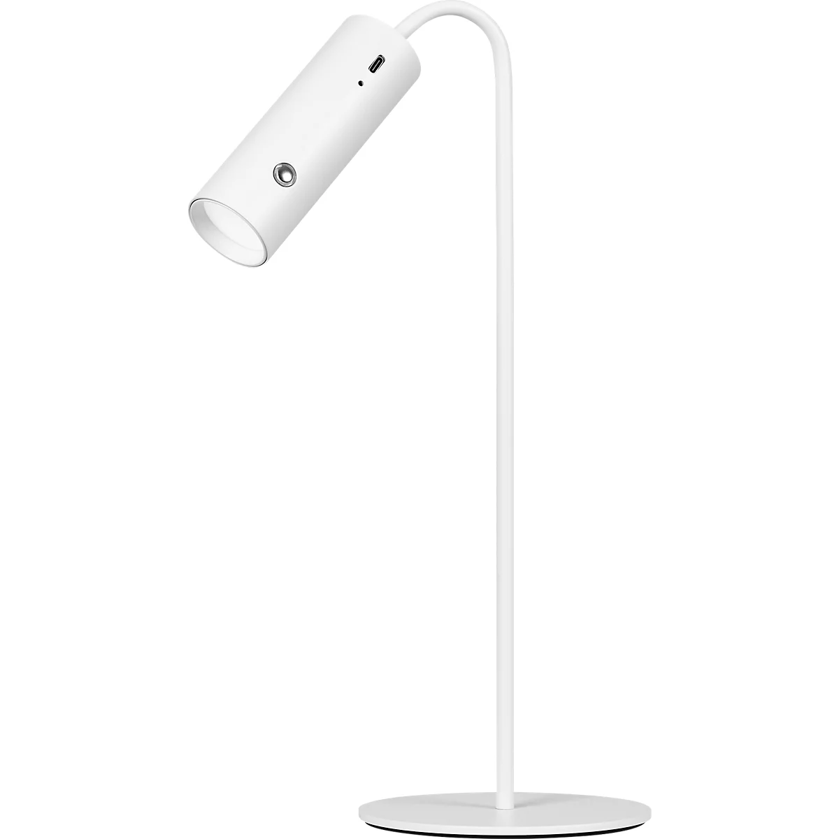 Hansa by Styro LED-Leuchte FLARE, 4 W, 1200 mAh, 3-Stufen-Dimmer, USB-C, Weiß Matt, Magnetkopf
