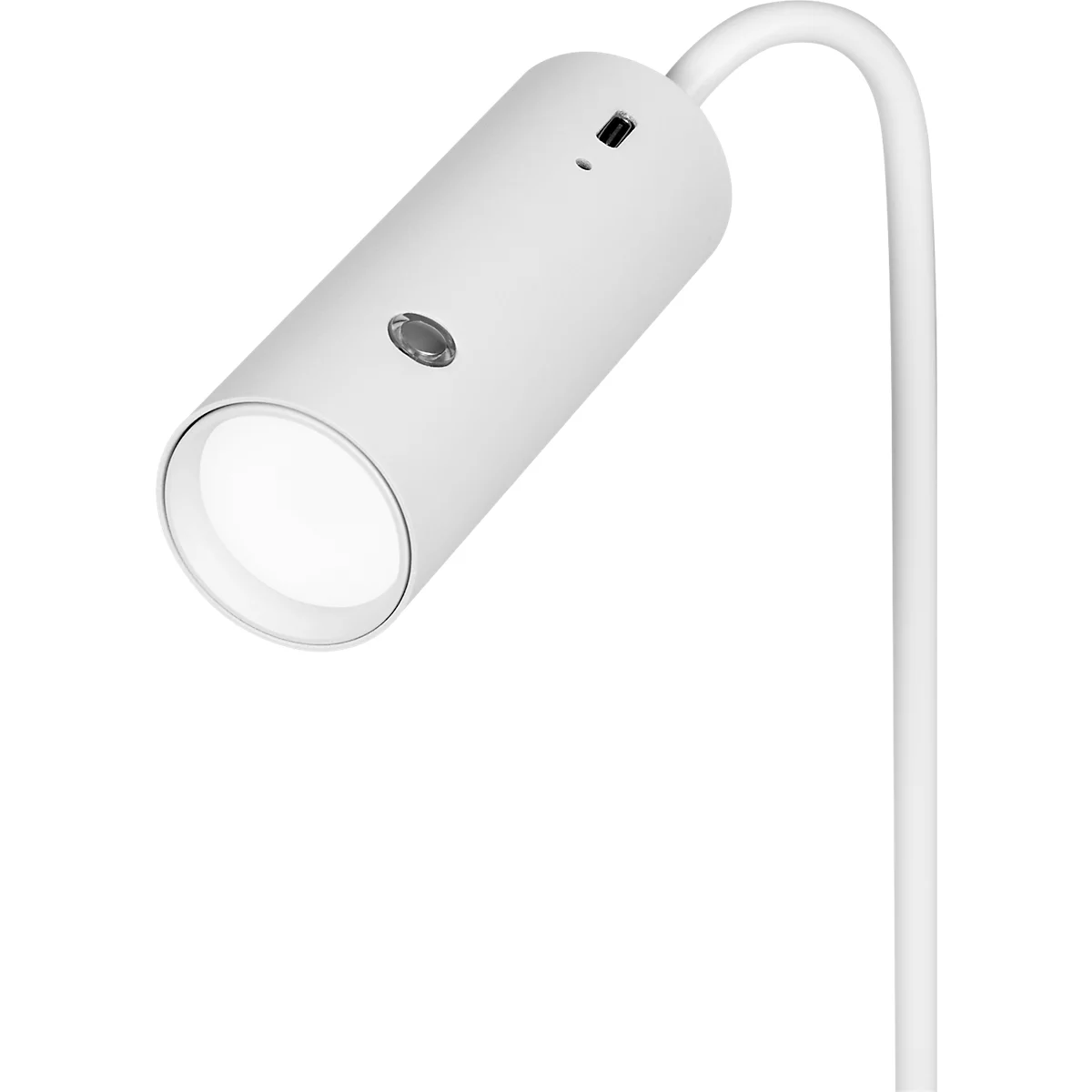 Hansa by Styro LED-Leuchte FLARE, 4 W, 1200 mAh, 3-Stufen-Dimmer, USB-C, Weiß Matt, Magnetkopf