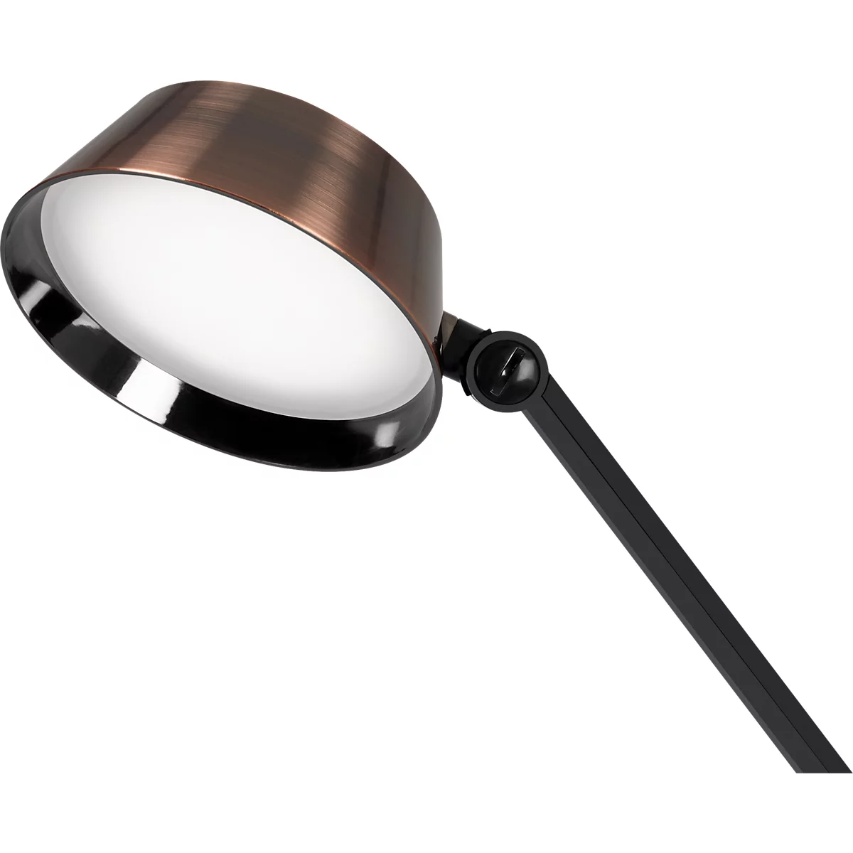Hansa-by-styro LED-Tischlampe, 3.000–6.300 K, Touch-Steuerung, drehbarer Leuchtenkopf, kupfer