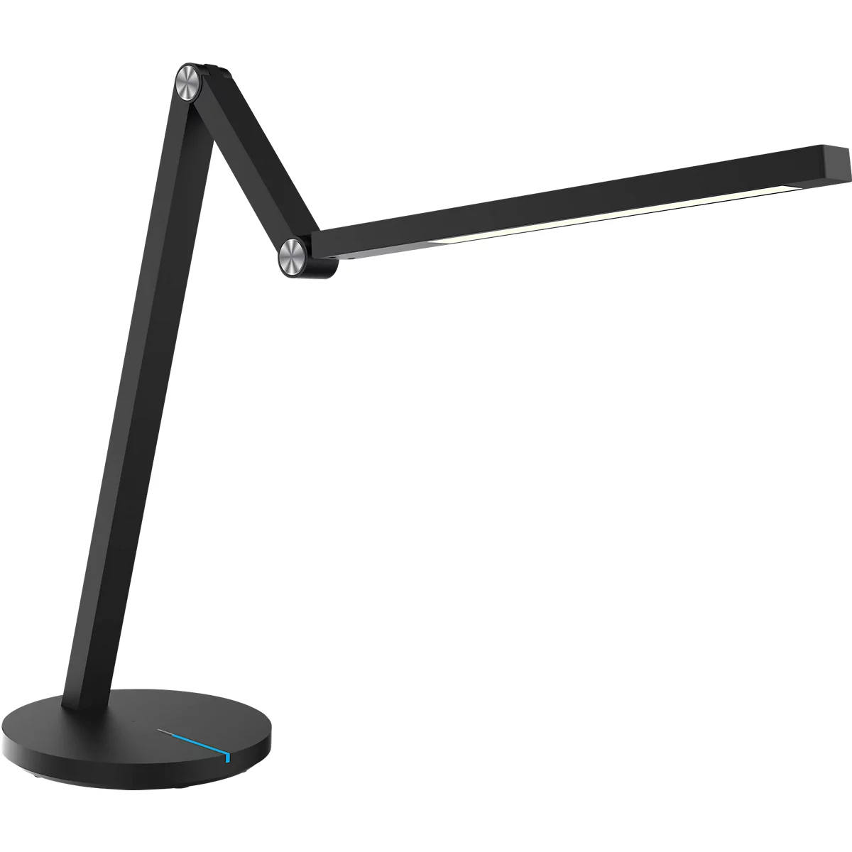 Hansa-by-styro LED-werklamp, dimbaar, 3.000-6.300 K, tiptoetsbediening, zwart