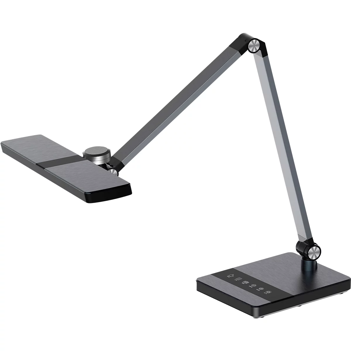 Hansa-by-styro Nimbus LED-Tischlampe, stufenlos dimmbar, mit Touch-Bedienung, schwarz