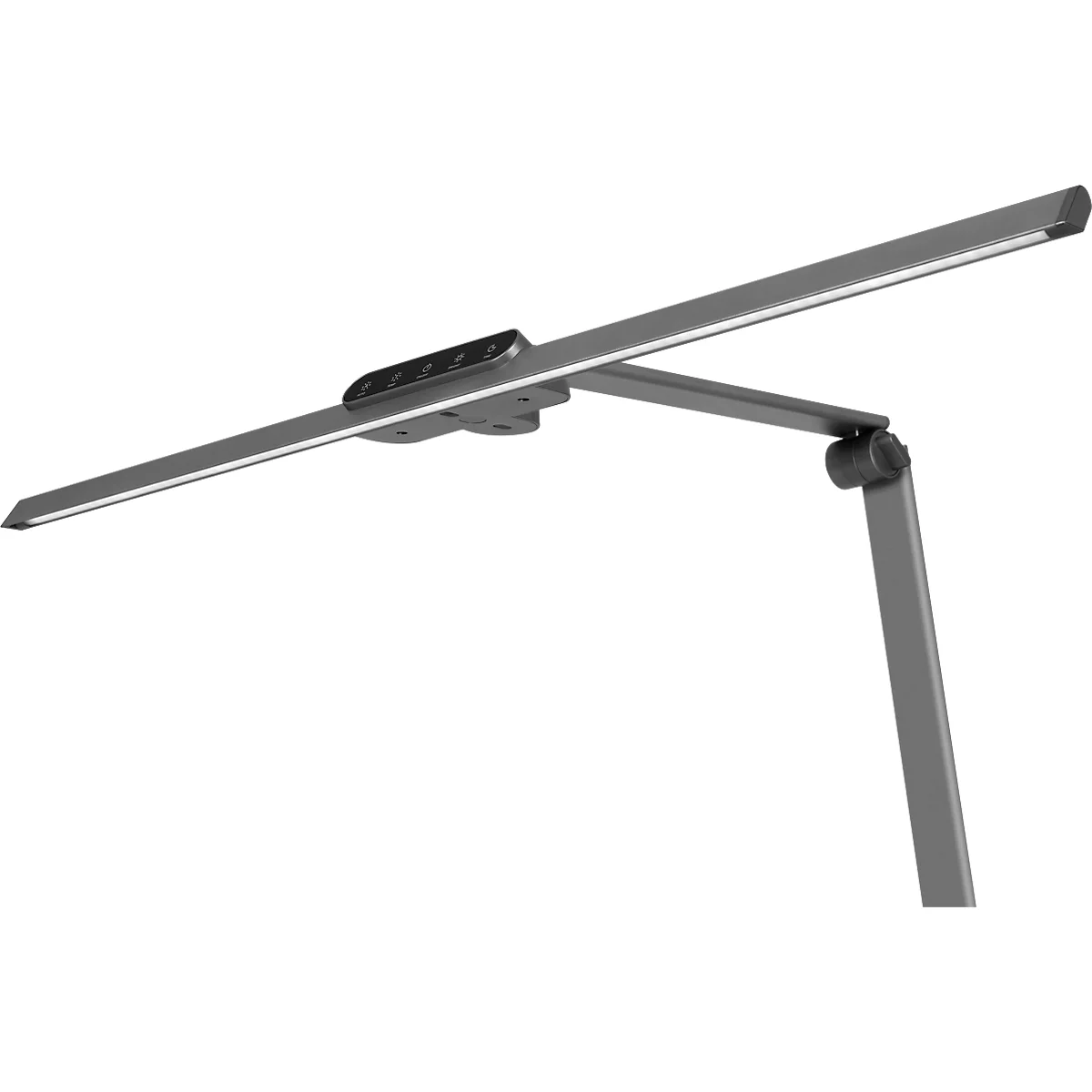 Hansa LED Bildschirmleuchte Flow, verstellbar, dimmbar, 18 W, 2700 K - 6000 K, anthrazit