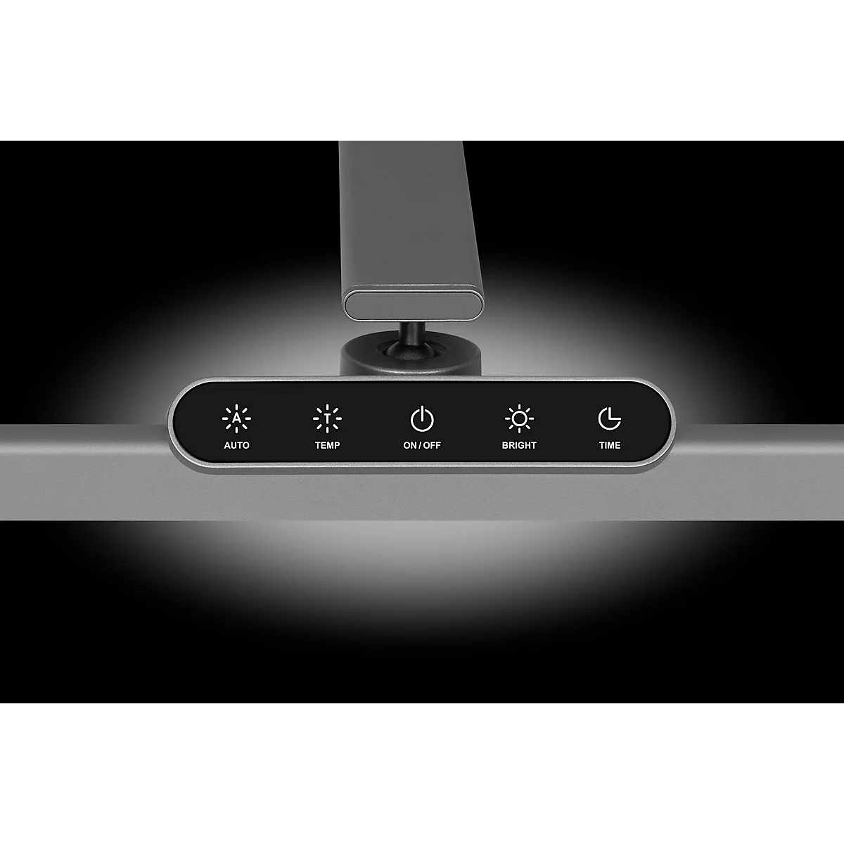 Hansa LED Bildschirmleuchte Flow, verstellbar, dimmbar, 18 W, 2700 K - 6000 K, anthrazit