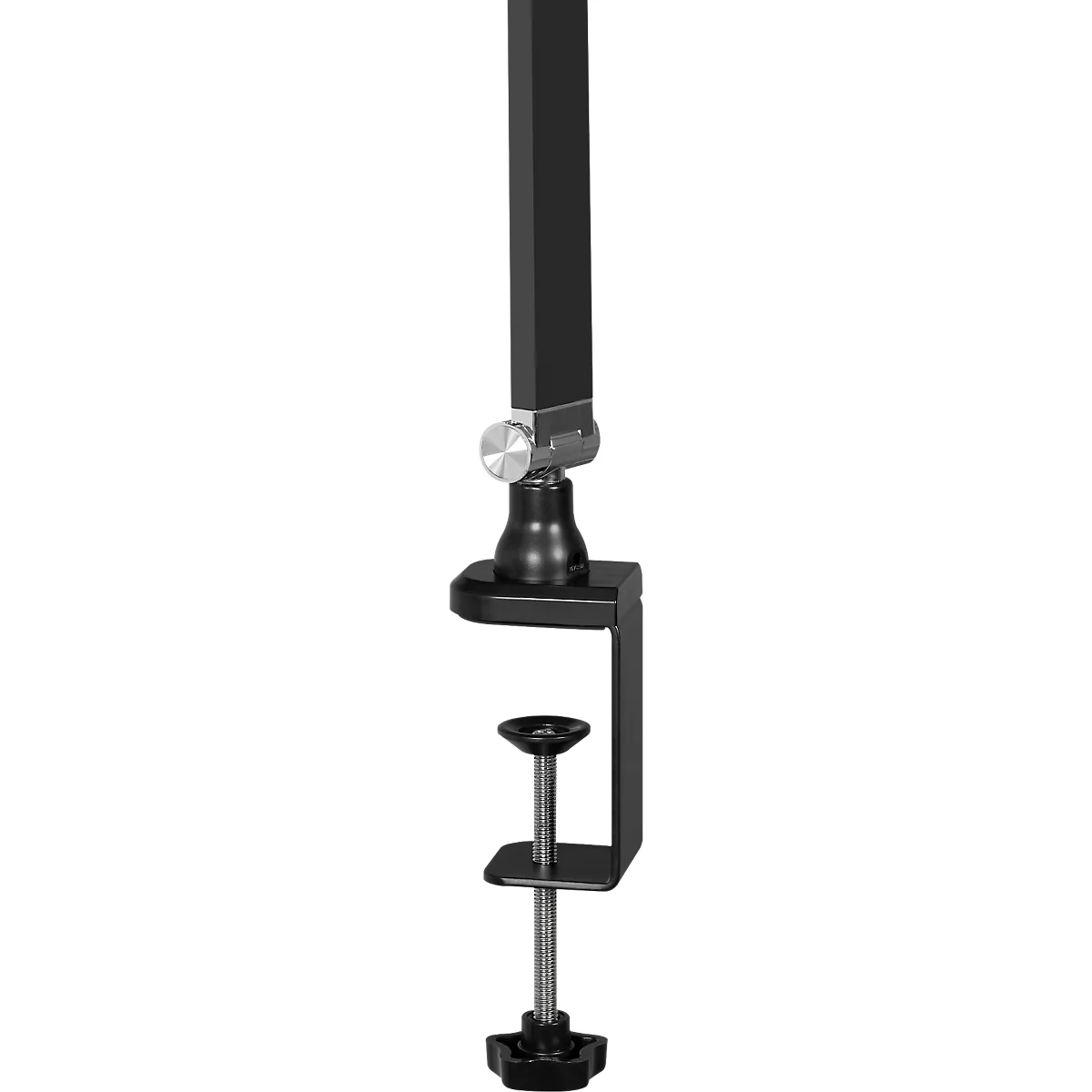 Hansa LED klemverlichting Ray, 3000 K - 6000 K, 10 W, dimbaar, met afstandsbediening, zwart