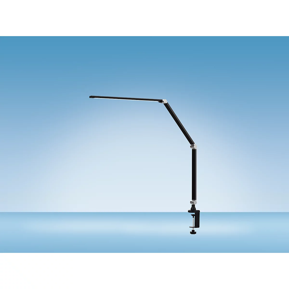 Hansa LED Lampe à pince Ray, 3000 K - 6000 K, 10 W, intensité lumineuse variable, avec télécommande, noir
