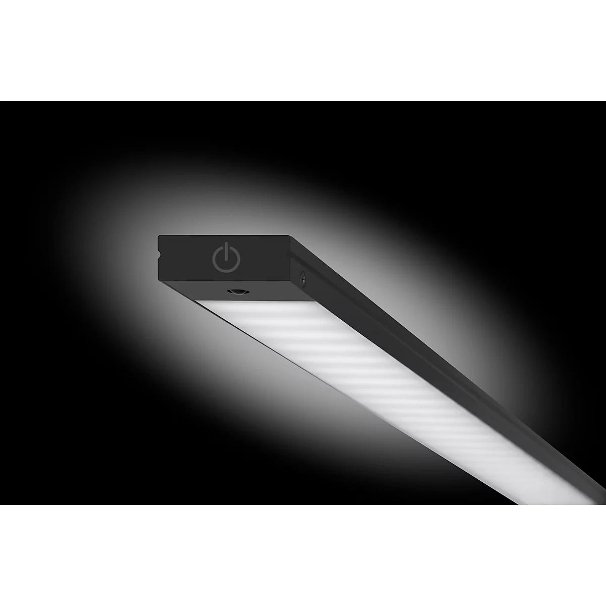 Hansa LED Lampe à pince Ray, 3000 K - 6000 K, 10 W, intensité lumineuse variable, avec télécommande, noir