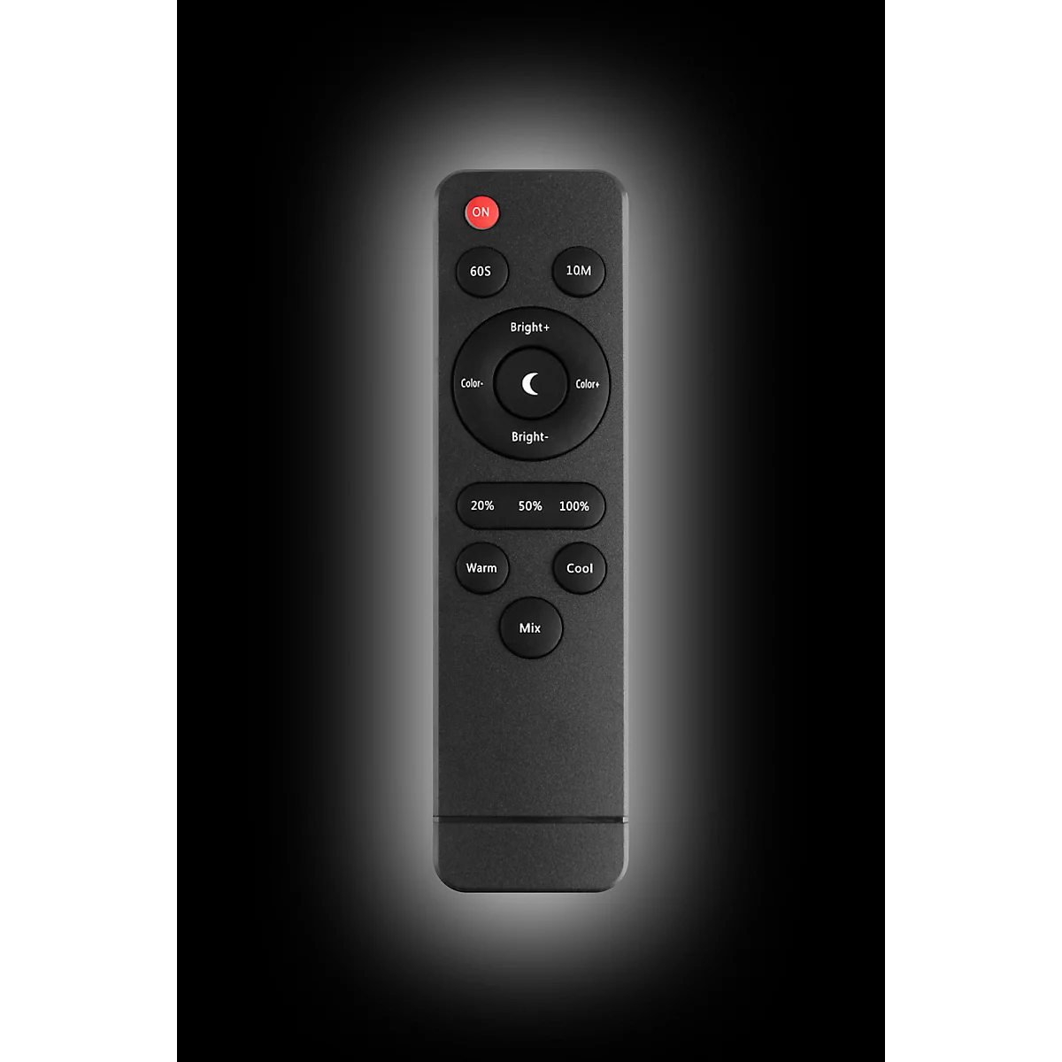 Hansa LED Lampe à pince Ray, 3000 K - 6000 K, 10 W, intensité lumineuse variable, avec télécommande, noir