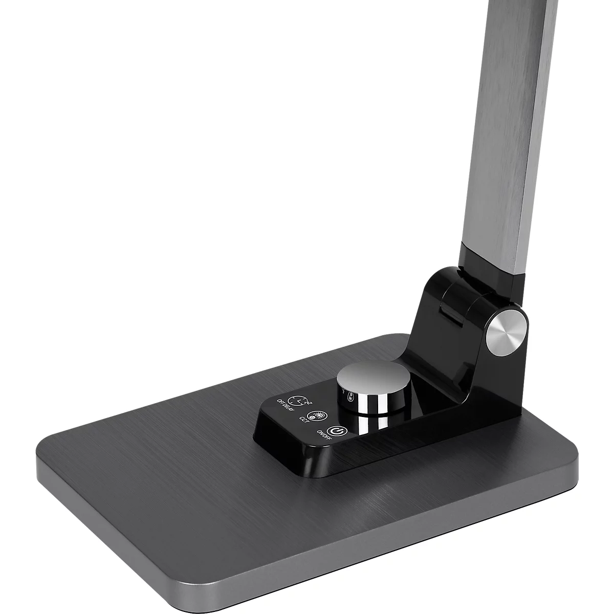 Hansa LED Lampe de table Breeze, intensité lumineuse variable, 3 températures de couleur, jusqu'à 5800 K, 8,5 W, gris/métallique