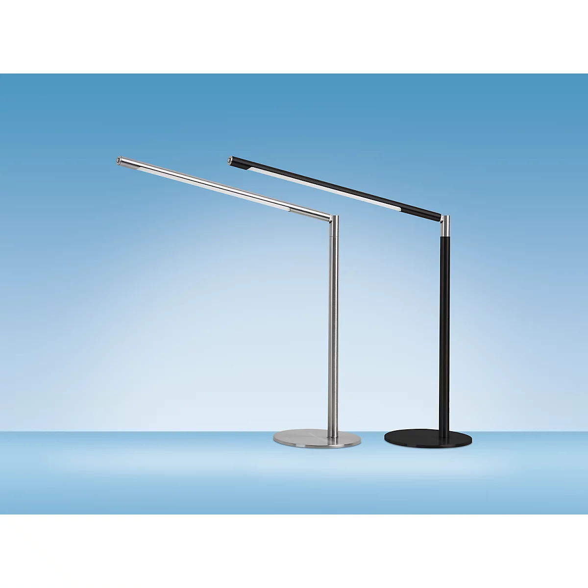 Hansa LED Tischleuchte Aura, dimmbar, 3 Farbtemperaturen, bis 6000 K, 8 W, schwarz
