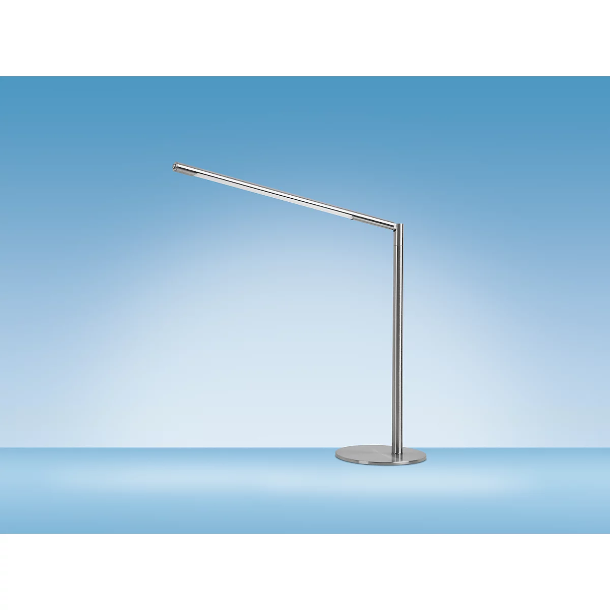 Hansa LED Tischleuchte Aura, Edelstahl, dimmbar, 3 Farbtemperaturen, bis 6000 K, 8 W, silber