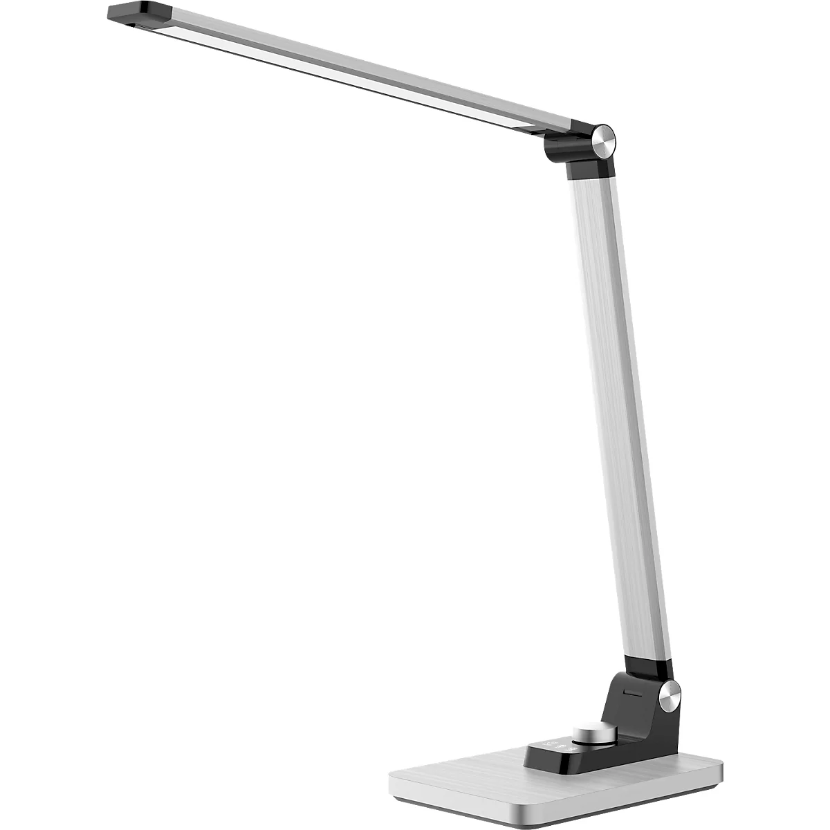 Hansa LED Tischleuchte Breeze, dimmbar, 3 Farbtemperaturen, bis 5800 K, 8,5 W, grau/metallic