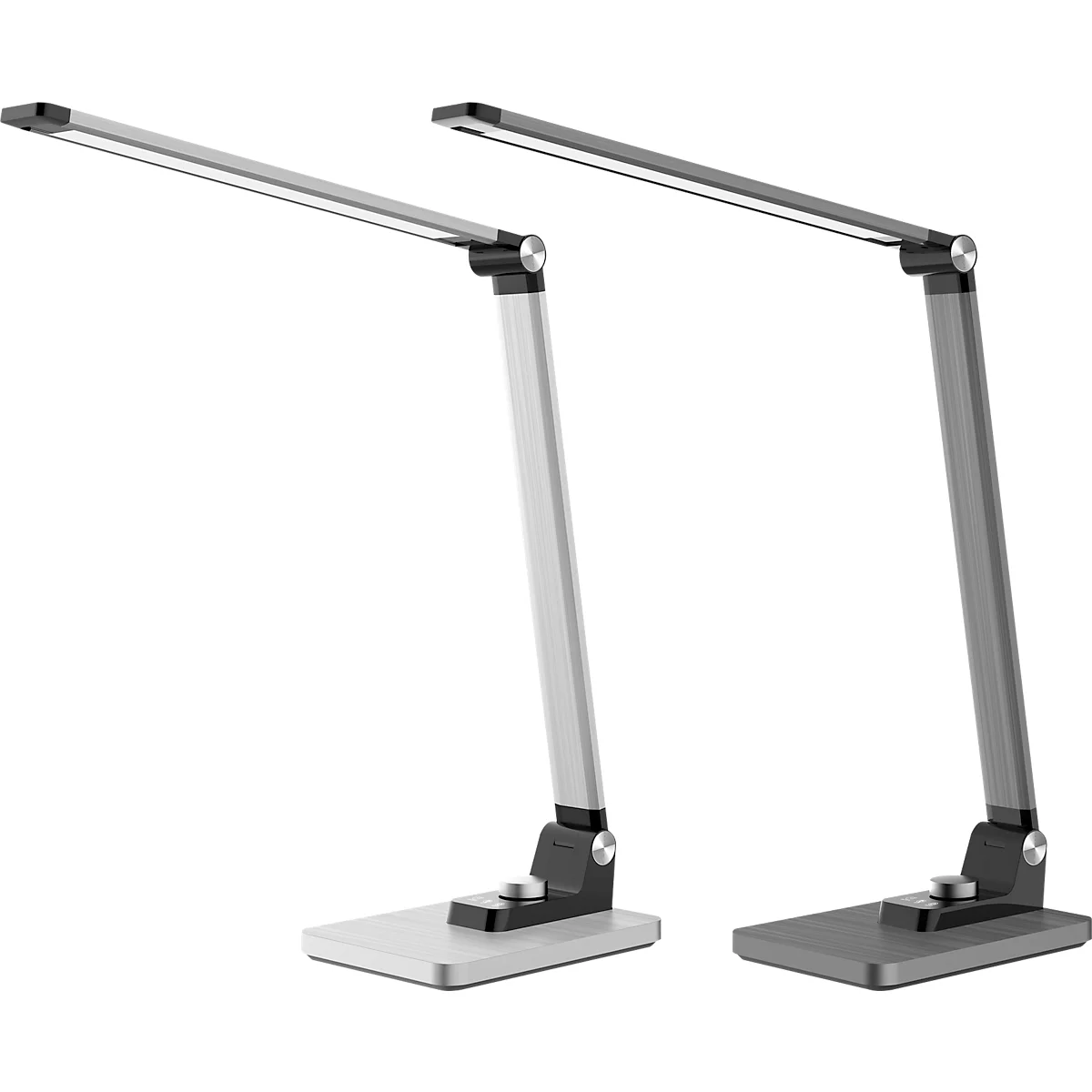 Hansa LED Tischleuchte Breeze, dimmbar, 3 Farbtemperaturen, bis 5800 K, 8,5 W, grau/metallic