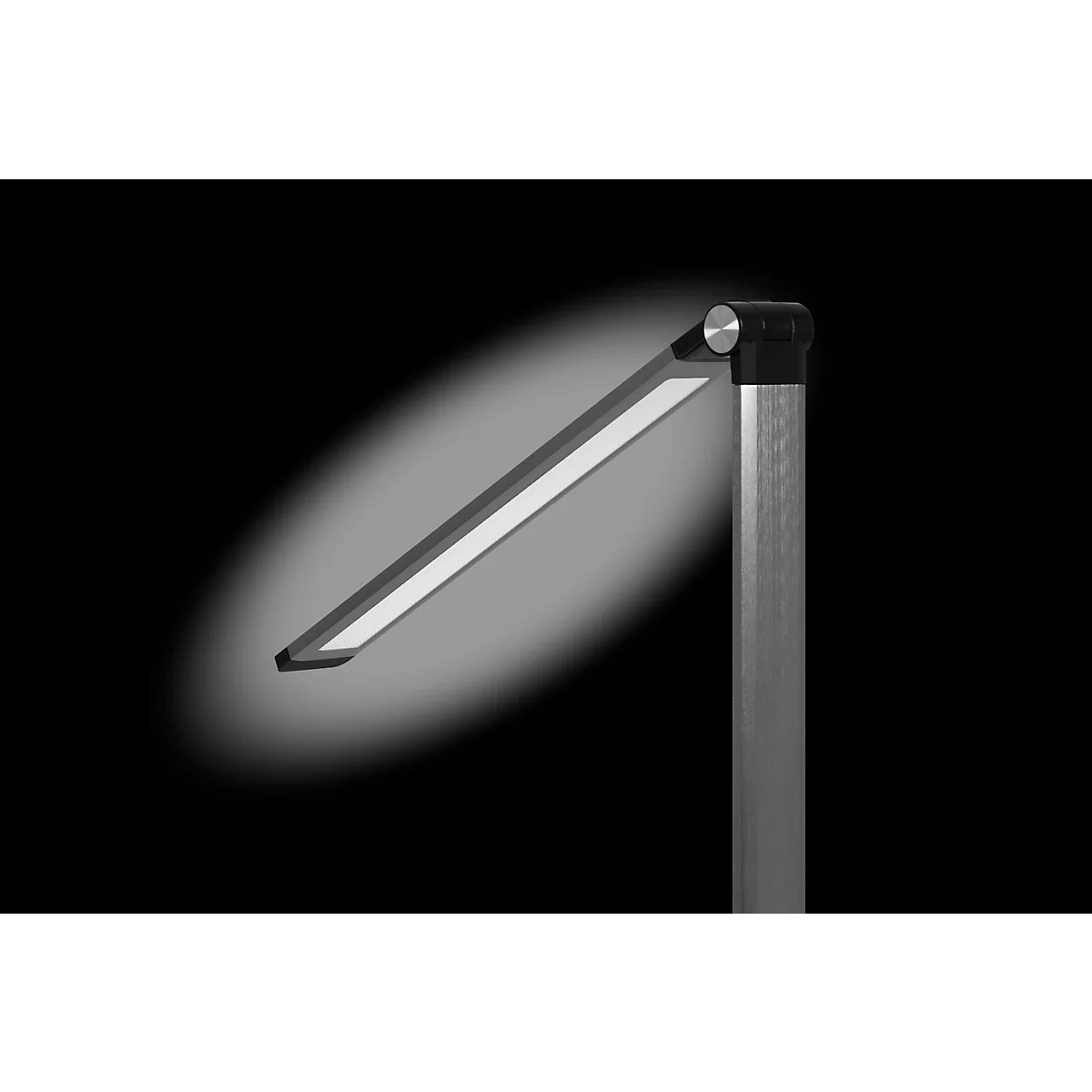 Hansa LED Tischleuchte Breeze, dimmbar, 3 Farbtemperaturen, bis 5800 K, 8,5 W, grau/metallic