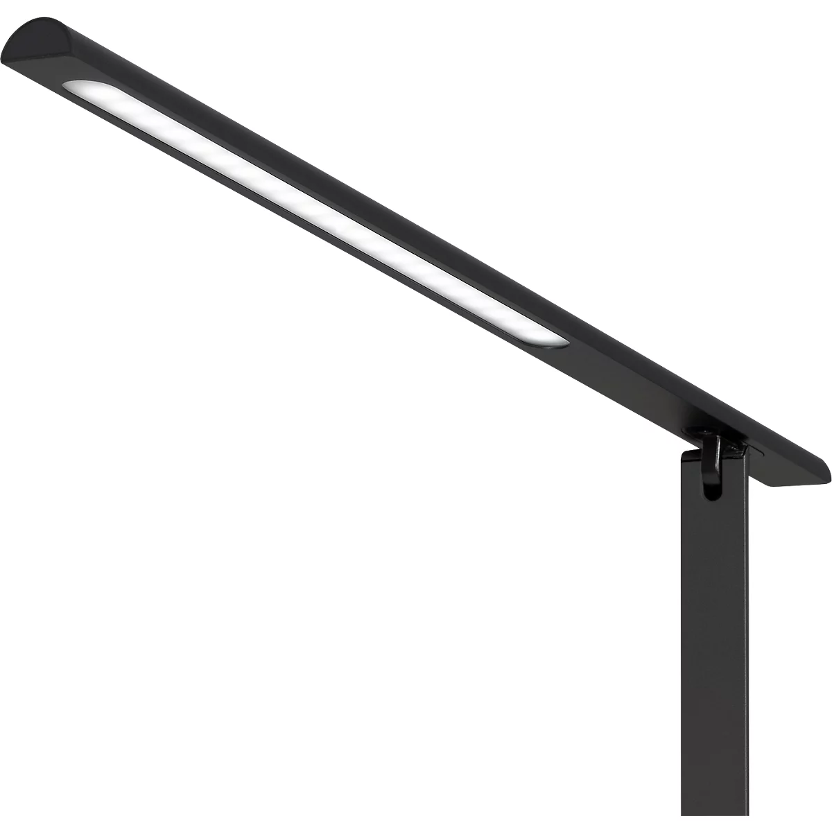 Hansa LED Tischleuchte Halo, 6 Watt, mit Standfuß, Memoryfunktion, 3 Farbtemperaturen, dimmbar, schwarz