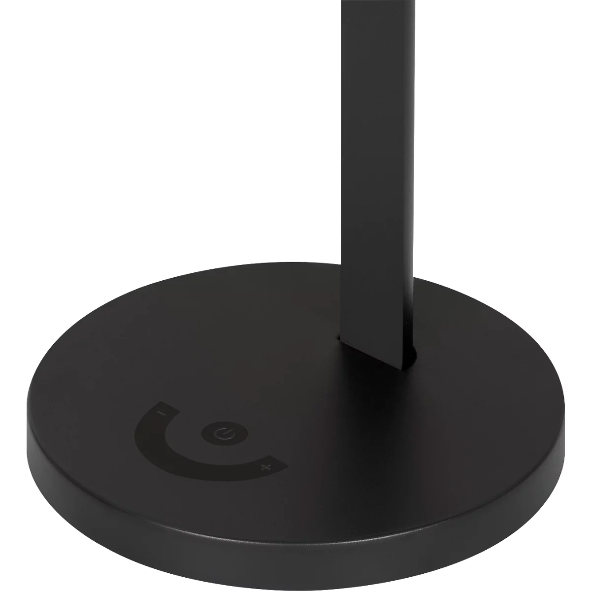Hansa LED Tischleuchte Halo, 6 Watt, mit Standfuß, Memoryfunktion, 3 Farbtemperaturen, dimmbar, schwarz