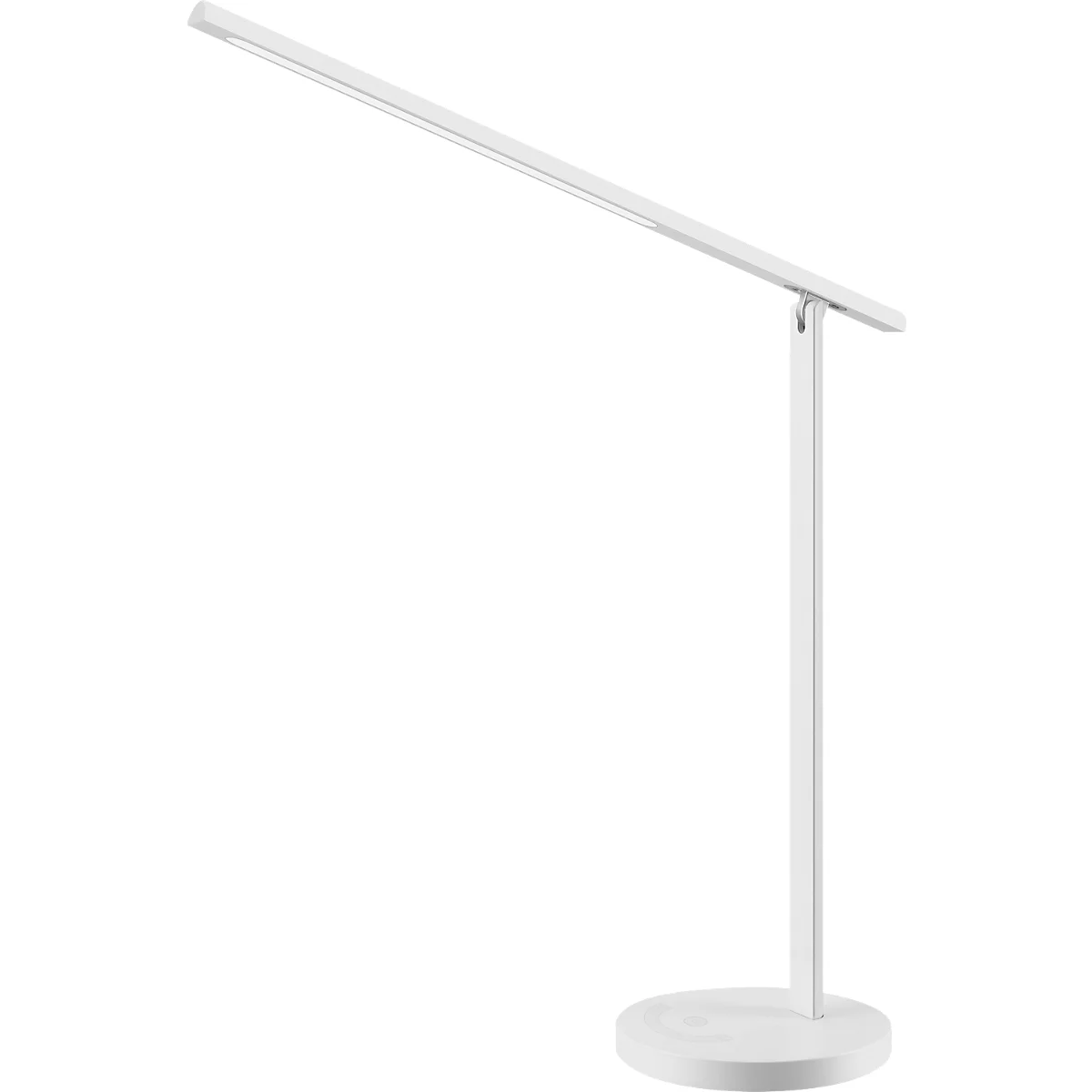 Hansa LED Tischleuchte Halo, 6 Watt, mit Standfuß, Memoryfunktion, 3 Farbtemperaturen, dimmbar, weiß