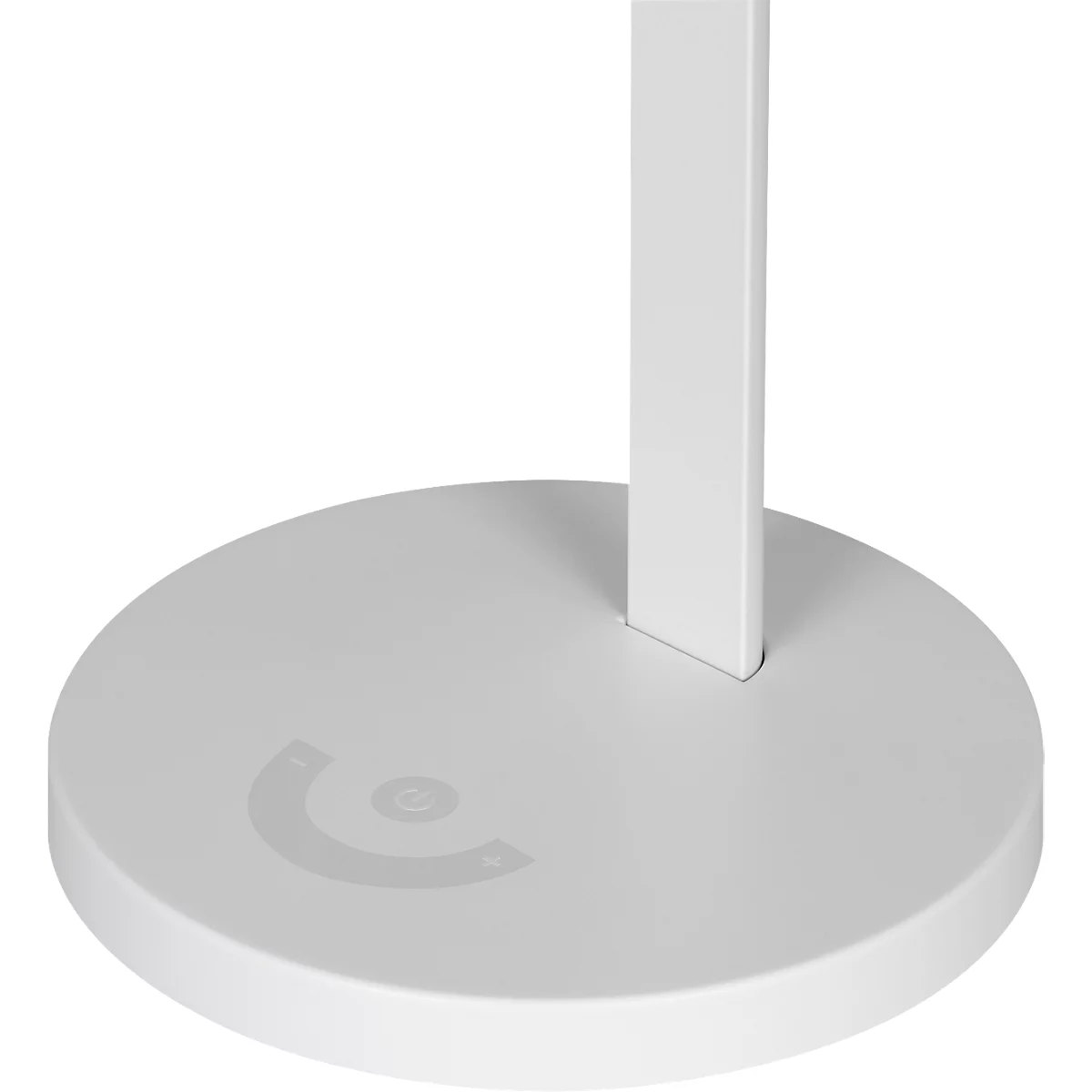Hansa LED Tischleuchte Halo, 6 Watt, mit Standfuß, Memoryfunktion, 3 Farbtemperaturen, dimmbar, weiß
