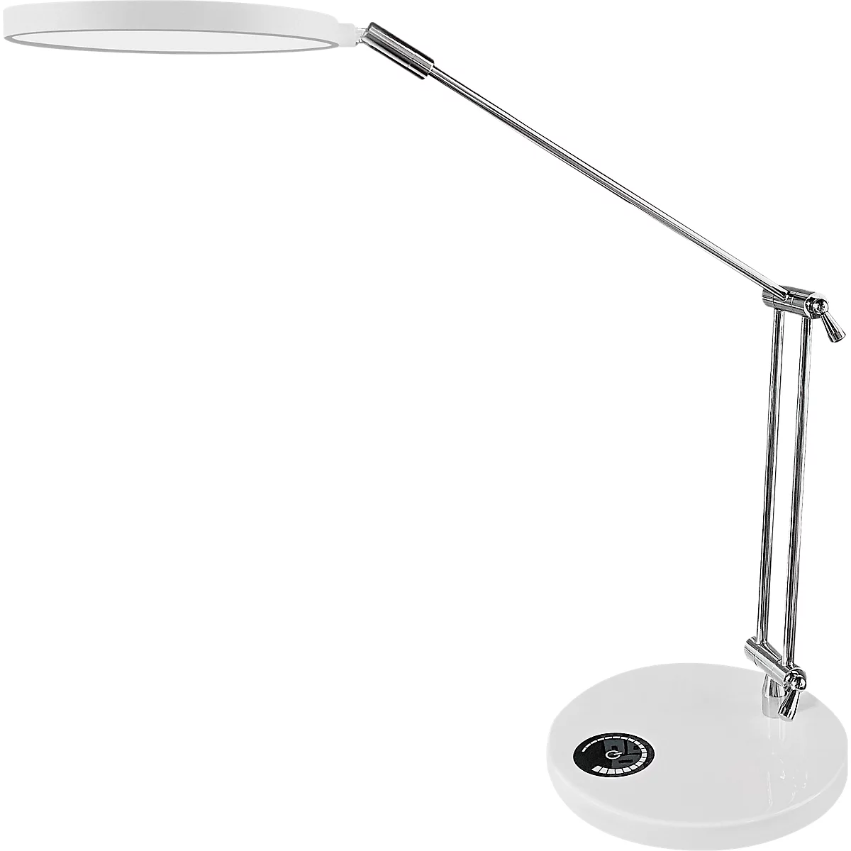 Hansa LED Tischleuchte Spark, 4000 K, 12 W, dimmbar, Memoryfunktion, 600 lm, weiß