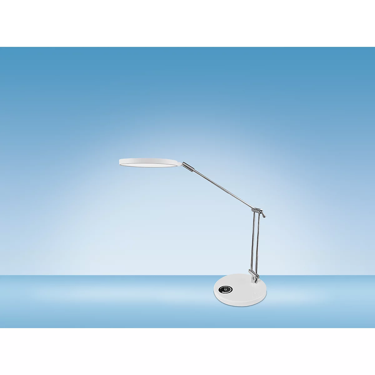 Hansa LED Tischleuchte Spark, 4000 K, 12 W, dimmbar, Memoryfunktion, 600 lm, weiß