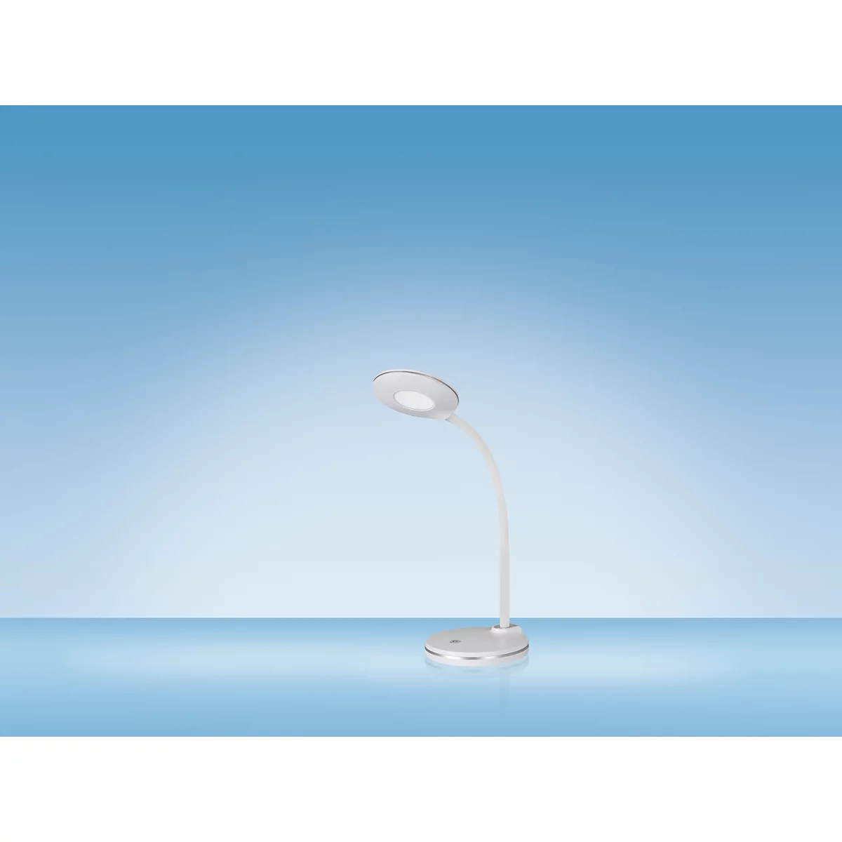 Hansa LED Tischleuchte Splash, 4000 K, Touch-Dimmer 3-fach, 300 Lumen, 300 Lumen, weiß
