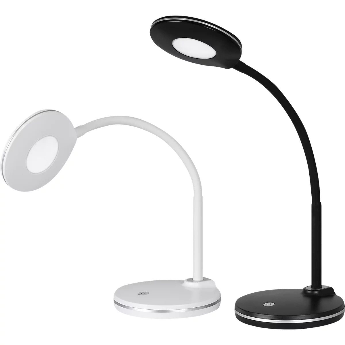 Hansa LED Tischleuchte Splash, 4000 K, Touch-Dimmer 3-fach, 300 Lumen, schwarz
