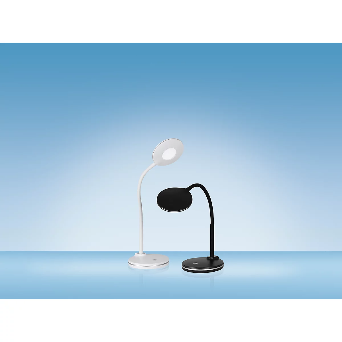 Hansa LED Tischleuchte Splash, 4000 K, Touch-Dimmer 3-fach, 300 Lumen, schwarz