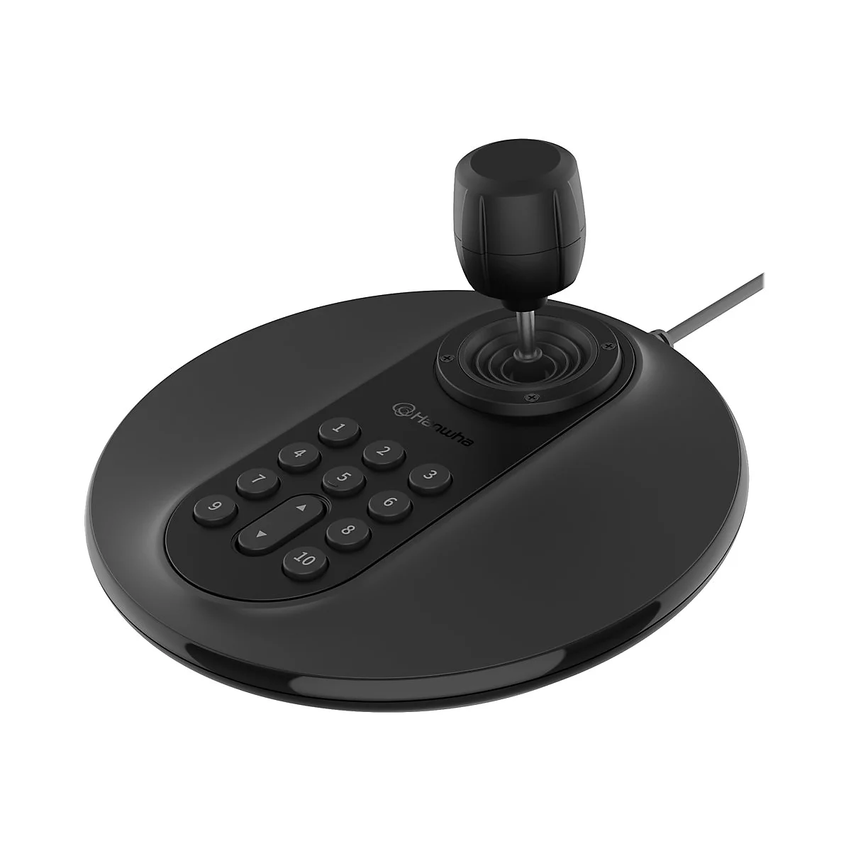 Hanwha Vision SPC-2001 - CCTV-Kamerafernbedienung - 12 Tasten - Kabel - Schwarz