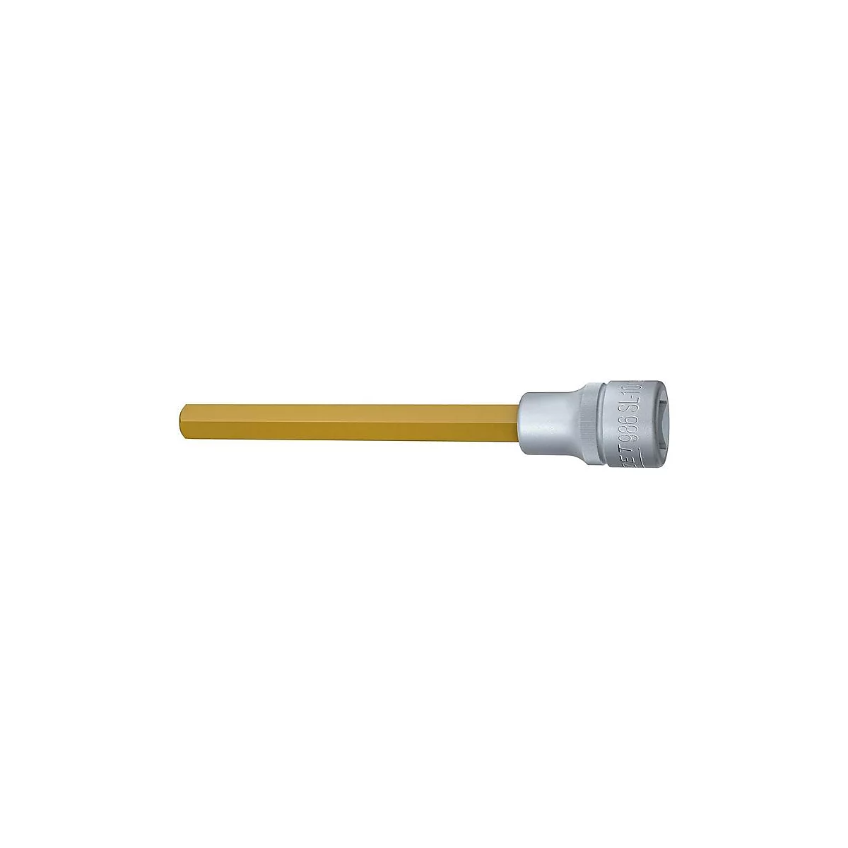 HAZET inbus 986SL-10, 1/2 inch binnenzeskant SW 10 mm, TIN-gecoat, L 140 mm, DIN 7422